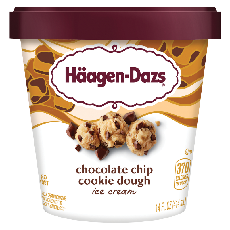 Haagen-Dazs Chocolate Chip Cookie Dough Ice Cream Pint