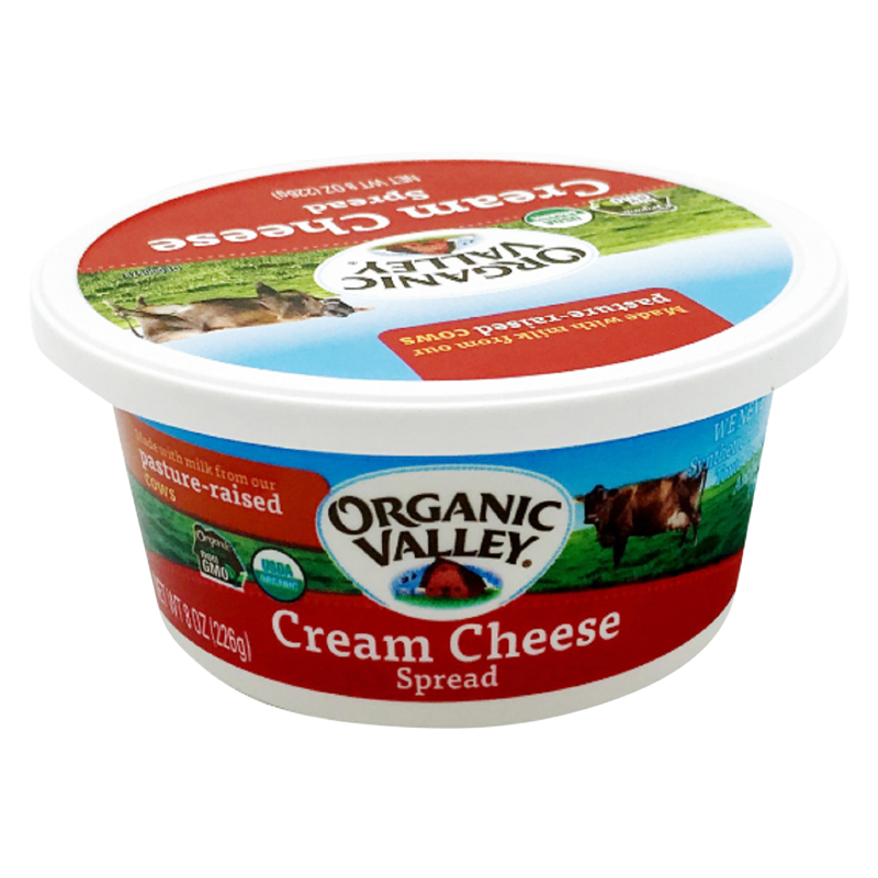 Organic Valley Cream Cheese Tub - 8oz