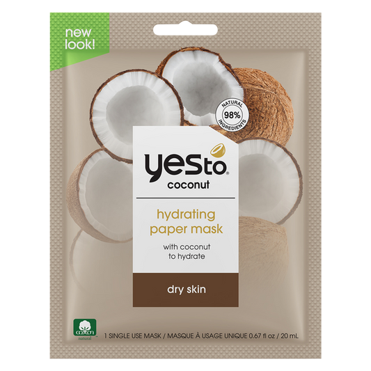 Yes To Coconut Hydrating Paper Mask 1ct