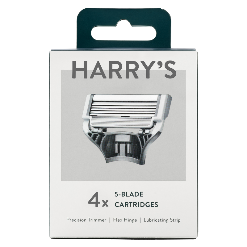 Harry's 5-Blade Razor Cartridge Refills 4ct