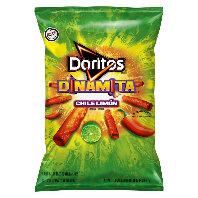 Doritos Dinamita Chile Limon Rolled Tortilla Chips 10.75oz