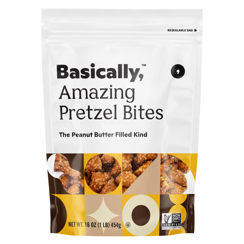 Basically, Peanut Butter Filled Pretzel Bites 16oz