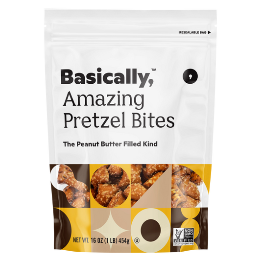 Basically, Peanut Butter Filled Pretzel Bites 16oz