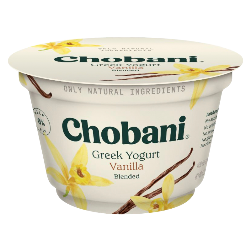 Chobani Vanilla Nonfat Greek Yogurt - 5.3oz