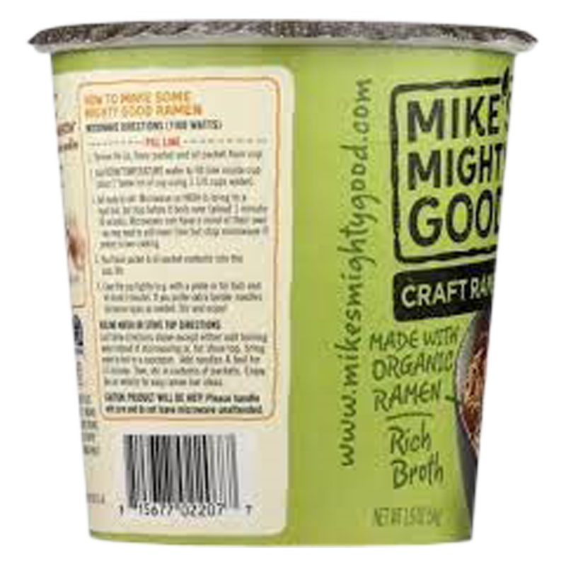 Mike's Mighty Good Vegetarian Vegetable Craft Ramen Soup Cup 1.9oz