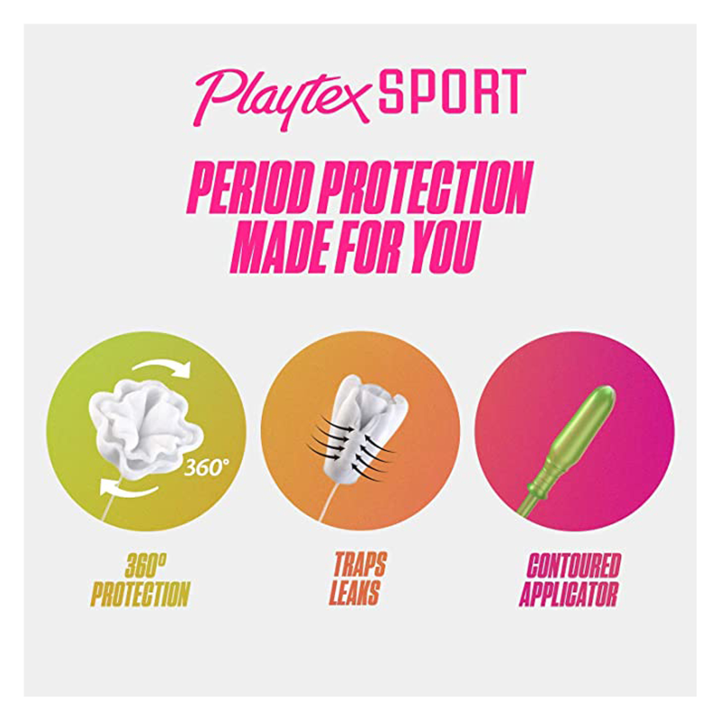 Playtex Sport Tampons Ultra Absorbency 36pk