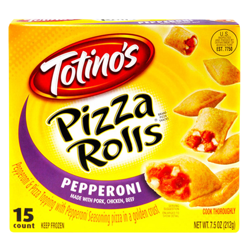 Totino's Frozen Pepperoni Pizza Rolls 15ct 7.5oz