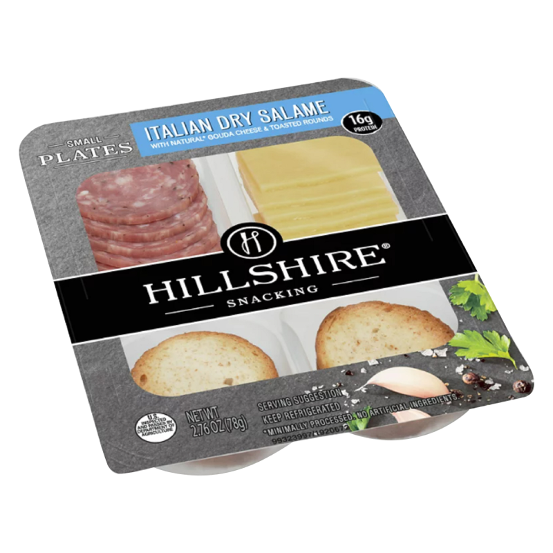 Hillshire Italian Dry Salame & Gouda Cheese with Crackers - 2.76oz