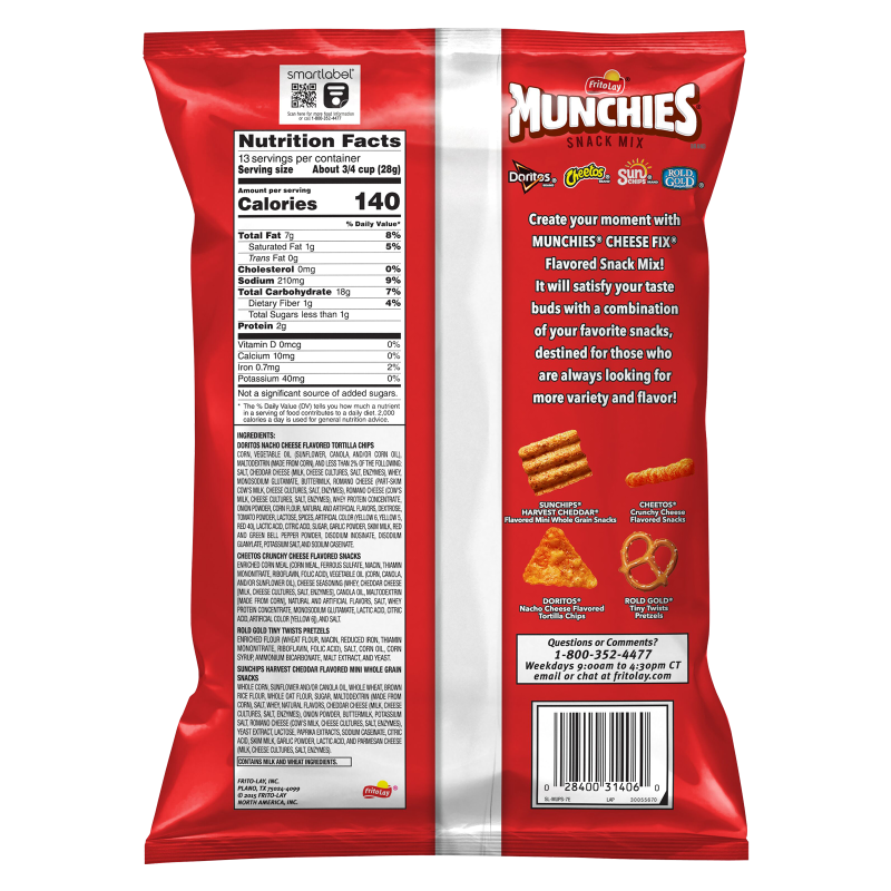 Munchies Cheese Mix Party Size 13oz