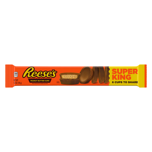 Reese's Milk Chocolate Peanut Butter Cups Super King Size 4.2oz