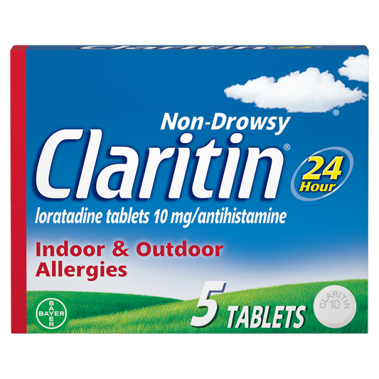 Claritin 24-Hour Non-Drowsy Allergy Relief Tablets 5ct