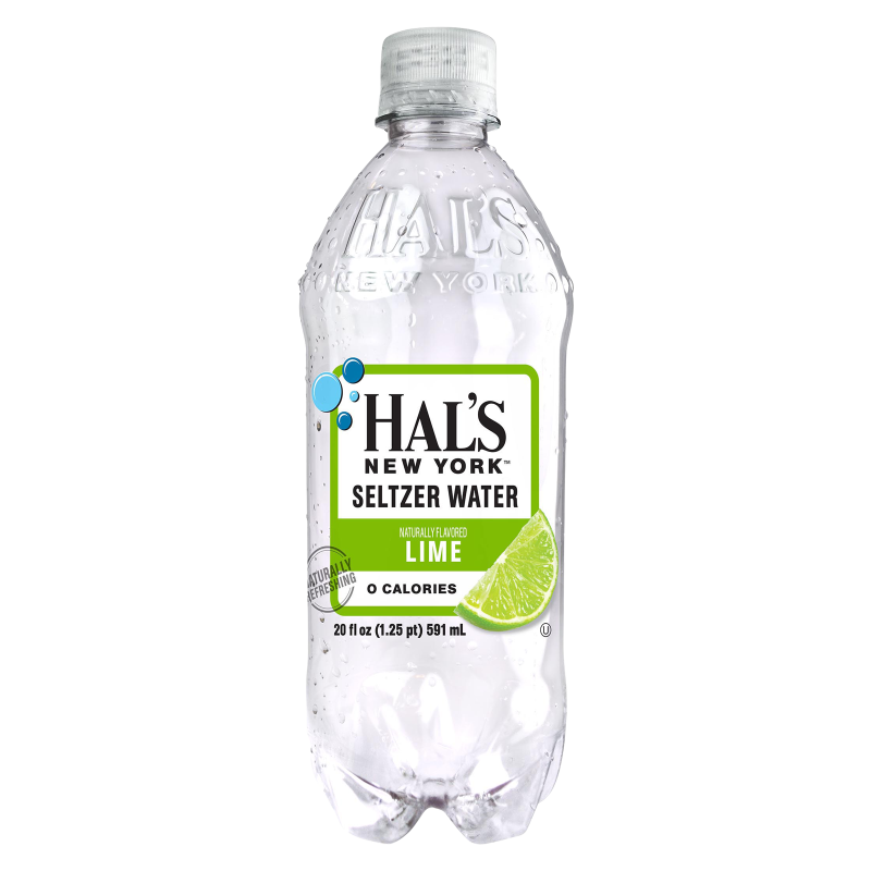 Hal's New York Lime Seltzer 20oz