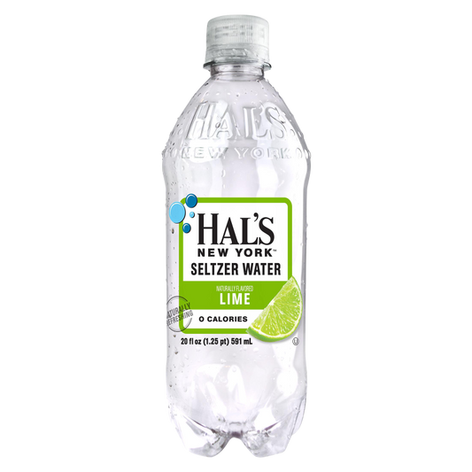 Hal's New York Lime Seltzer 20oz