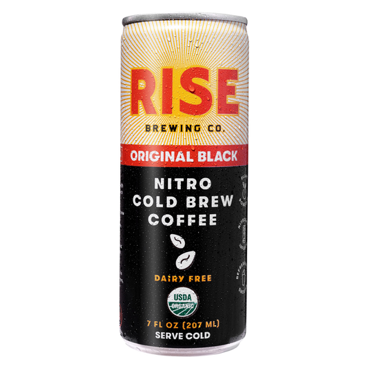 RISE Brewing Co. Original Black Nitro Cold Brew Coffee 7oz Can