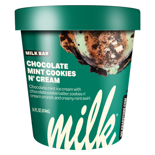 Milk Bar Chocolate Mint Cookies N' Cream Pint