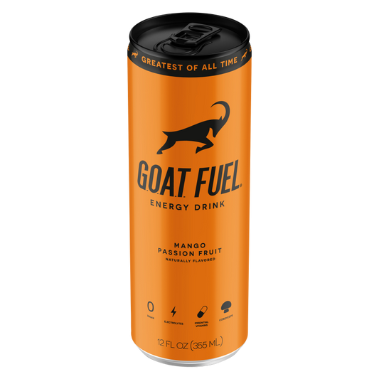 G.O.A.T. Fuel Mango Passionfruit Energy Drink 12oz Can