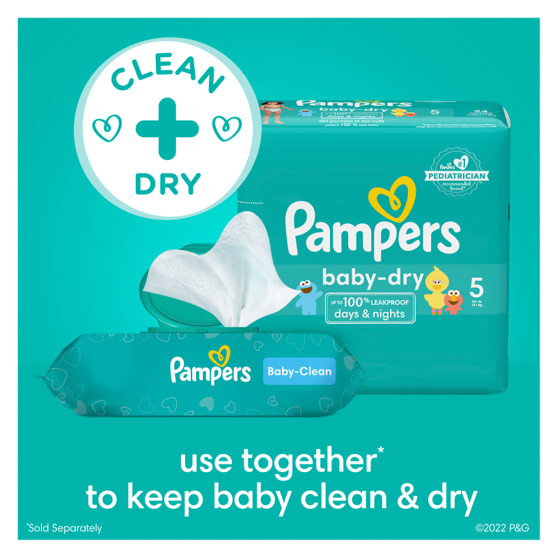 Pampers Baby Wipes Baby Fresh Scent 3X Pop-Top 216ct