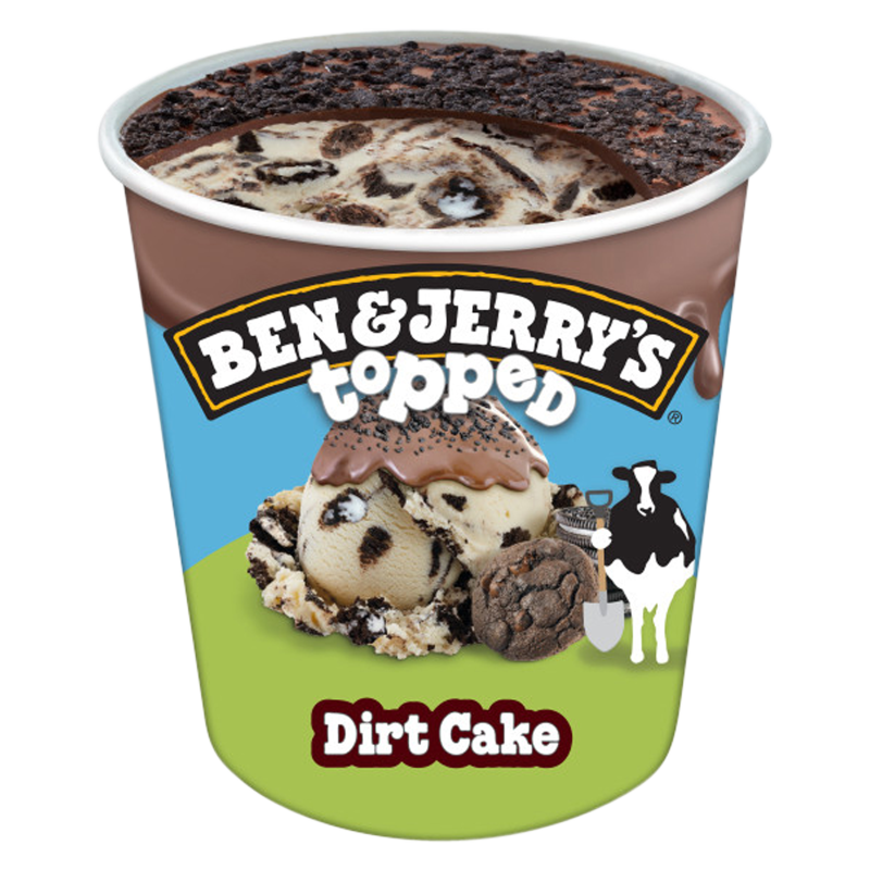 Dirt Cake Topped Ice Cream Pint