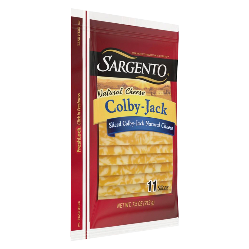 Sargento Natural Colby-Jack Sliced Cheese - 11 slices/7.5oz