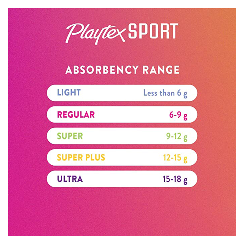 Playtex Sport Tampons Ultra Absorbency 36pk