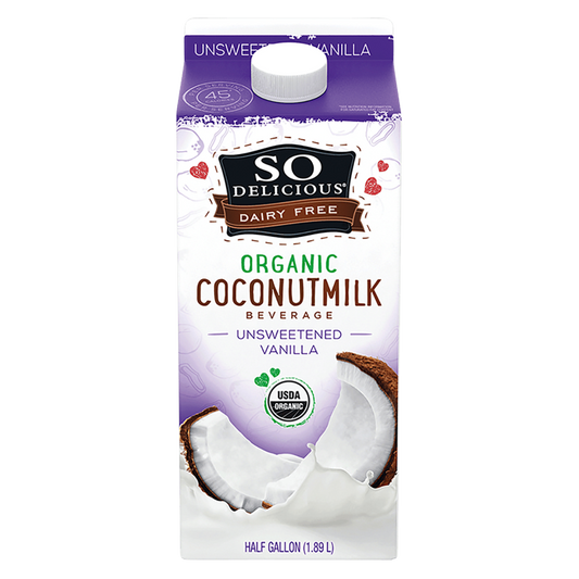 So Delicious Organic Unsweetened Vanilla Coconut Milk 64oz