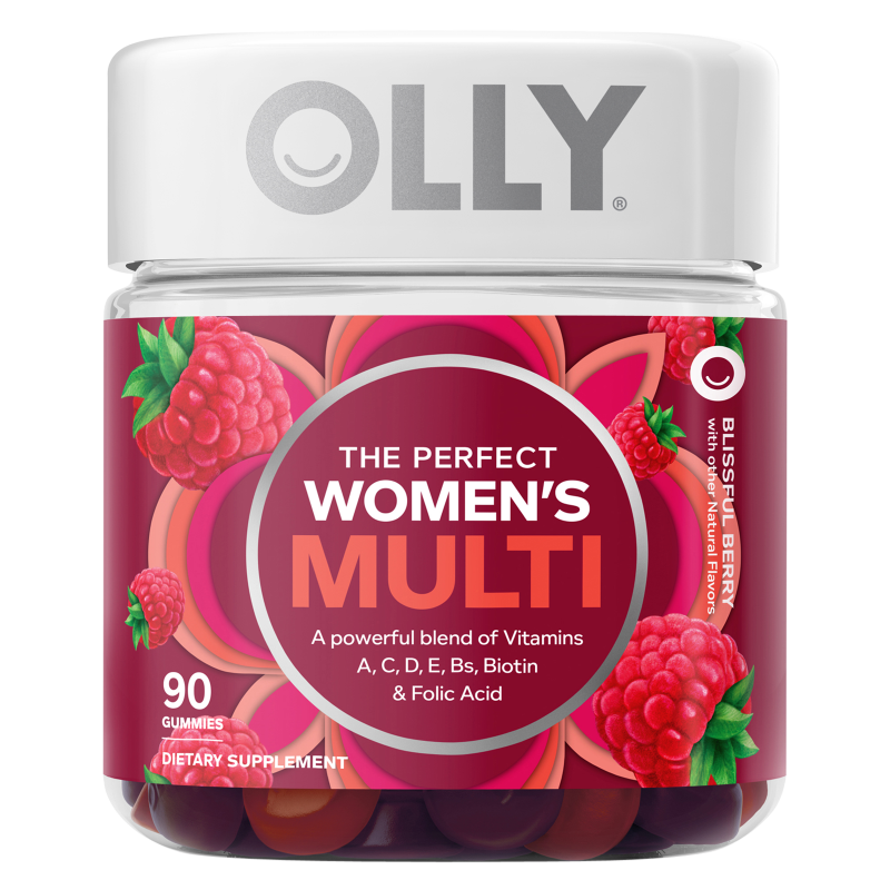 OLLY Women's Multivitamin Blissful Berry 90ct