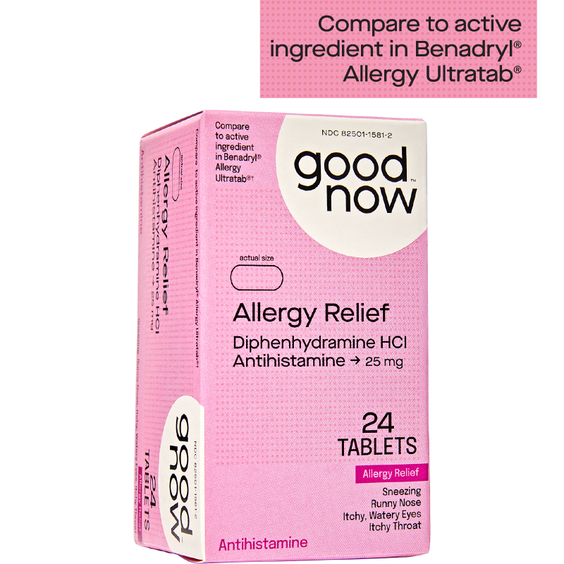 Goodnow Allergy Relief Diphenhydramine HCl 24 tablets