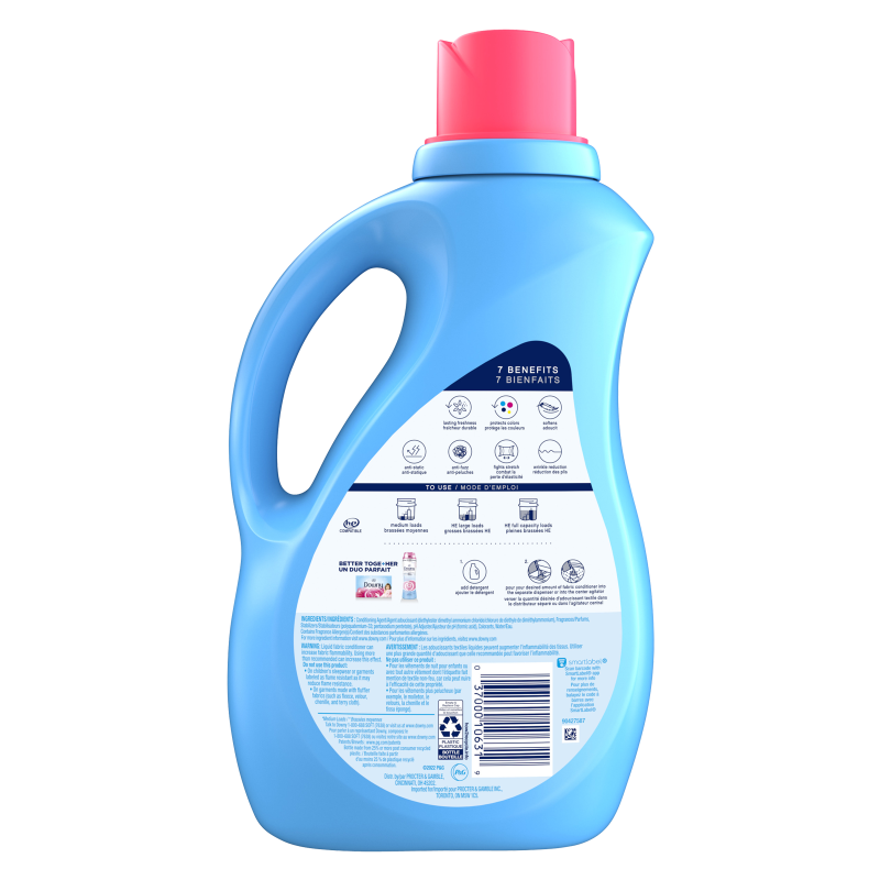 Downy Ultra Liquid Fabric Softener April Fresh Scent 77oz