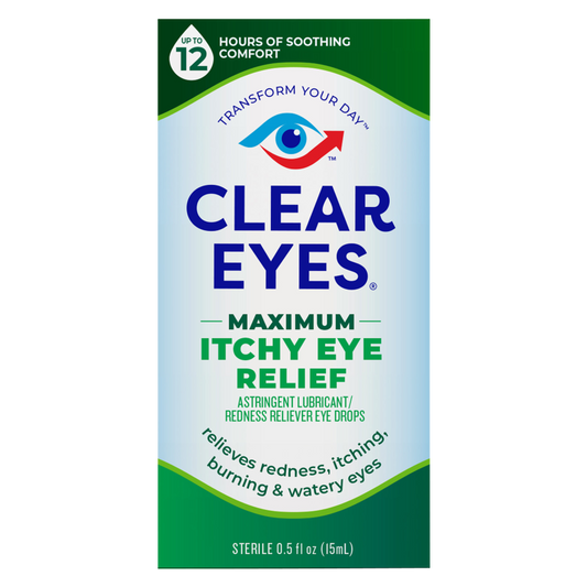 Clear Eyes Maximum Itchy Eye Relief Eye Drops 0.5oz