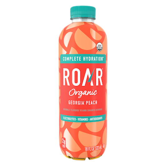 Roar Organic Georgia Peach 18oz Btl