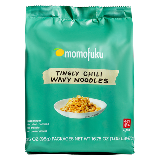 Momofuku Tingly Chili Noodles 5pk 16.75oz