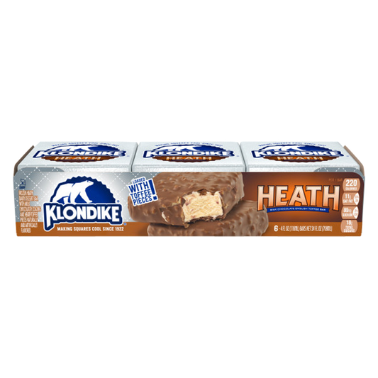 Klondike Heath English Toffee Bars 6ct