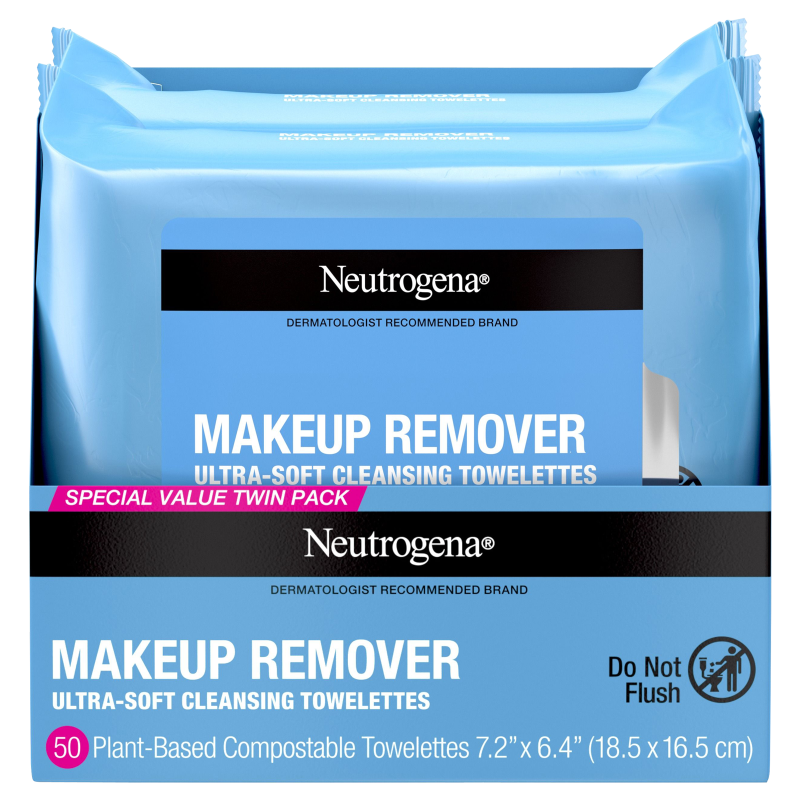 Neutrogena Makeup Remover Cleansing Towelettes 25ct 2pk