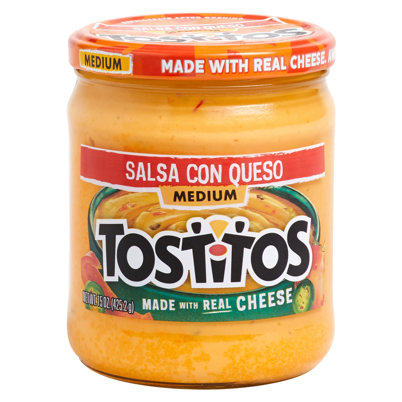 Tostitos Medium Salsa con Queso Dip 15oz