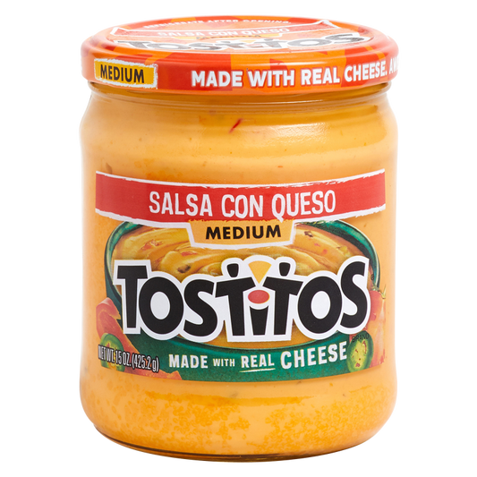 Tostitos Medium Salsa con Queso Dip 15oz