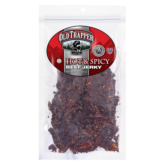 Old Trapper Hot & Spicy Beef Jerky 10oz