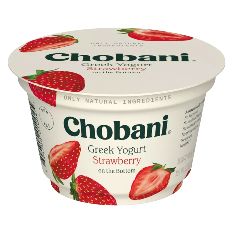 Chobani Strawberry on the Bottom Non-Fat Greek Yogurt - 5.3oz