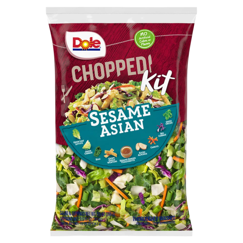 Dole Chopped Sesame Asian Salad Kit - 12.25oz