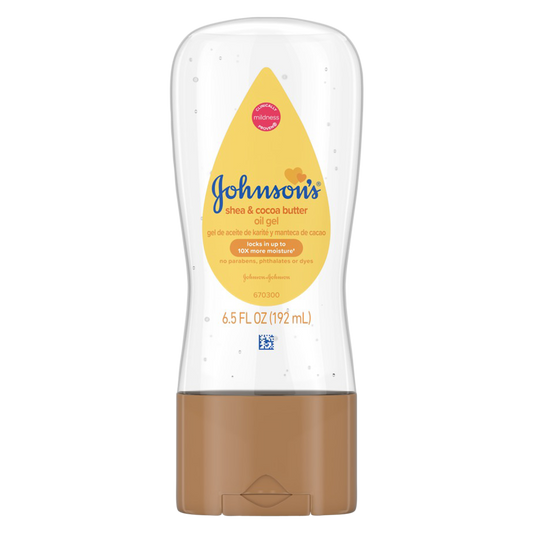 Johnson's Baby Shea and Cocoa Butter Oil Gel 6.5oz