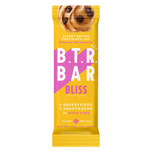 B.T.R. Bar Peanut Butter Chocolate Chip Bliss 1.2oz