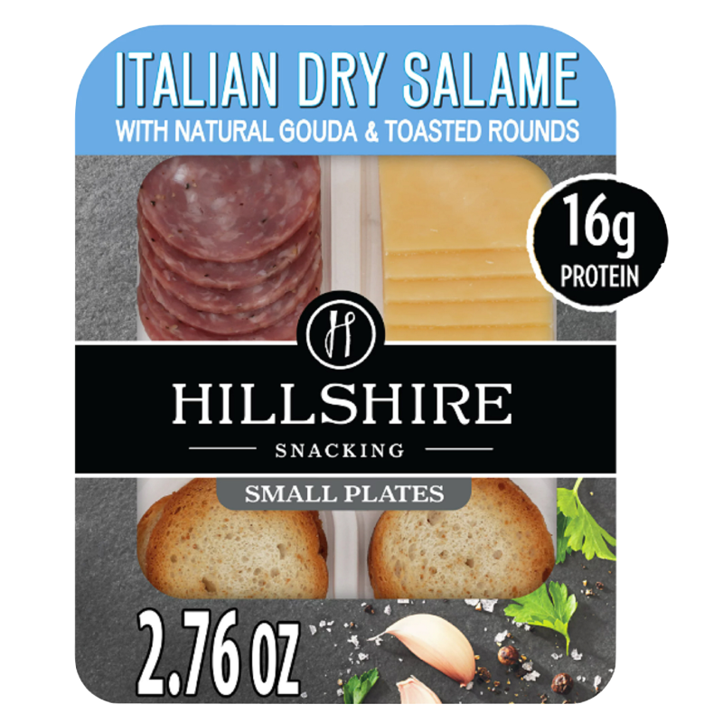 Hillshire Italian Dry Salame & Gouda Cheese with Crackers - 2.76oz