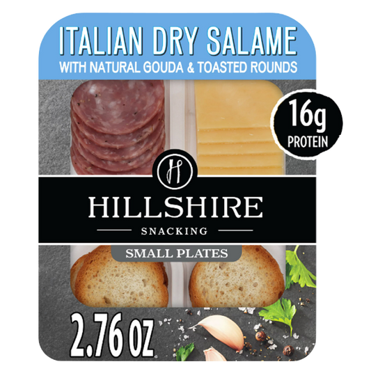 Hillshire Italian Dry Salame & Gouda Cheese with Crackers - 2.76oz