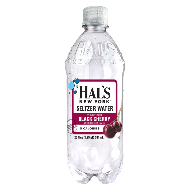 Hal's New York Black Cherry Seltzer 20oz