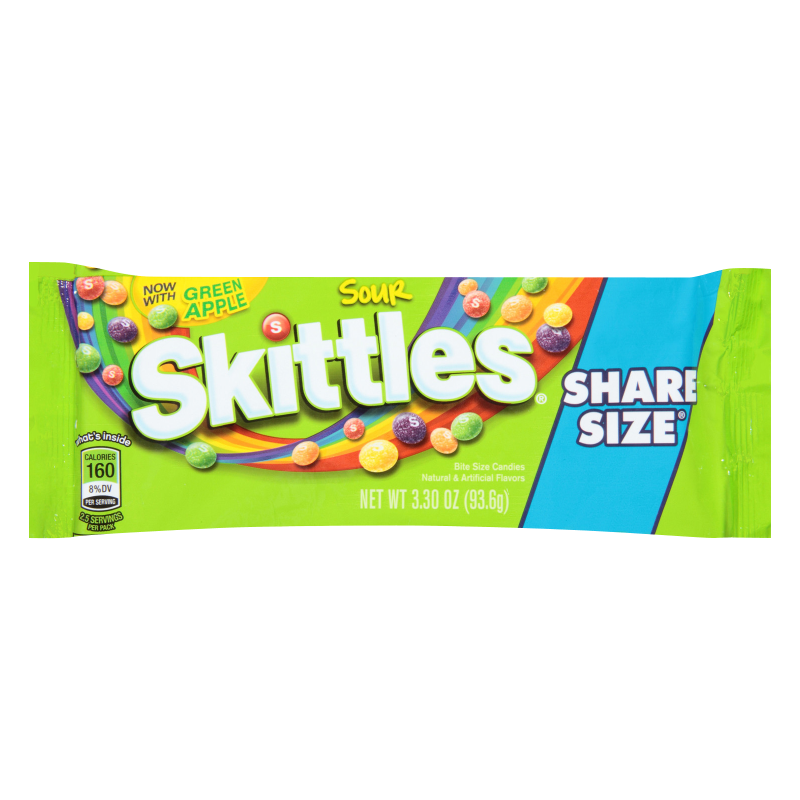 Skittles Sour Candy 3.3oz