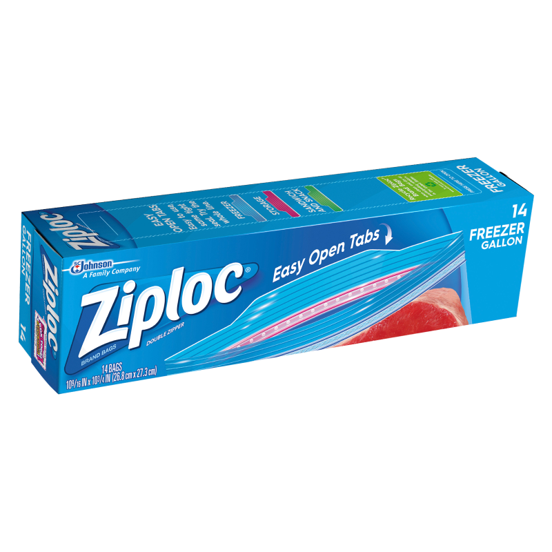 Ziploc Freezer Bags Gallon 14ct