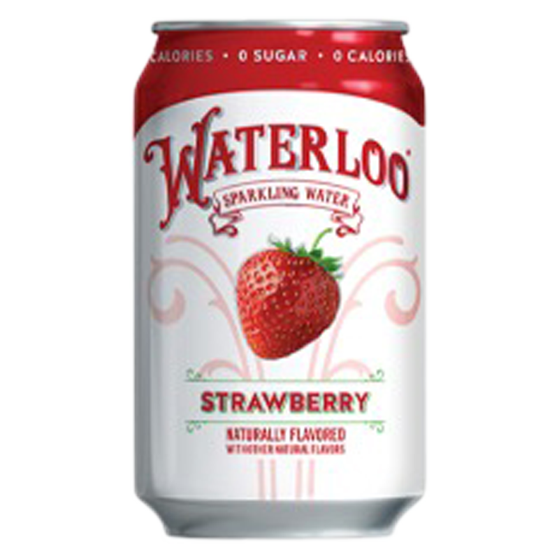 Waterloo Sparkling Strawberry Water 12pk 12oz Can