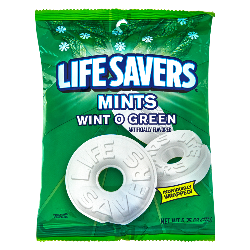 Life Savers Wint O Green Mints 6.25oz