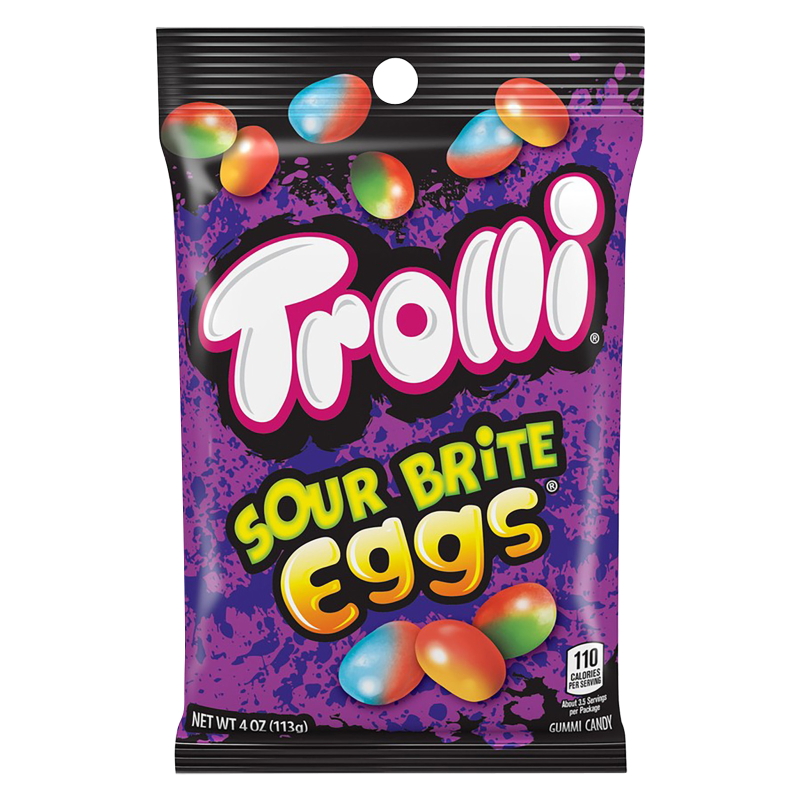 Trolli Sour Brite Eggs Gummy Candy 4oz