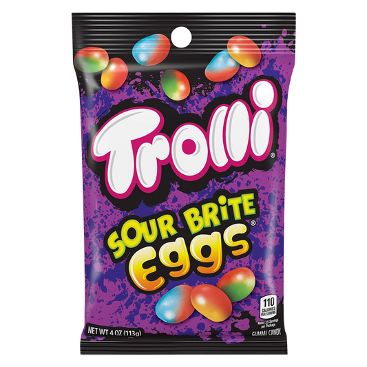 Trolli Sour Brite Eggs Gummy Candy 4oz