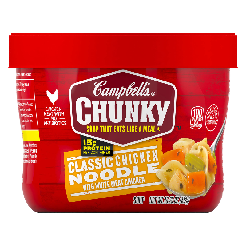 Campbell's Chunky Classic Chicken Noodle Soup 15.25oz